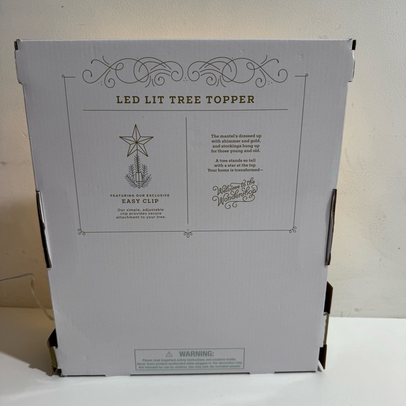 LED Lit Christmas Tree Topper Target Wondershop - Picture 4 of 4